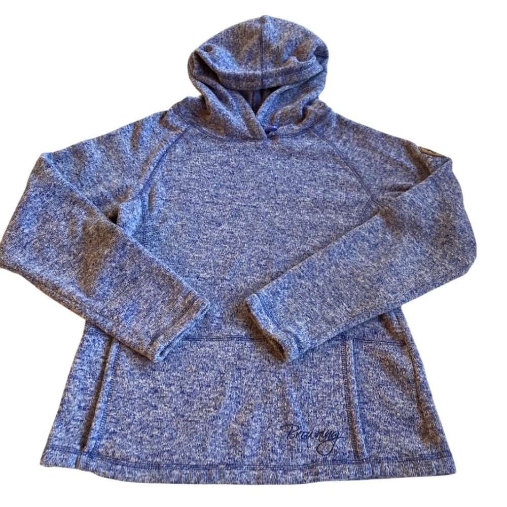 Women’s Browning Light Blue Pullover hoodie sweatshirt size L